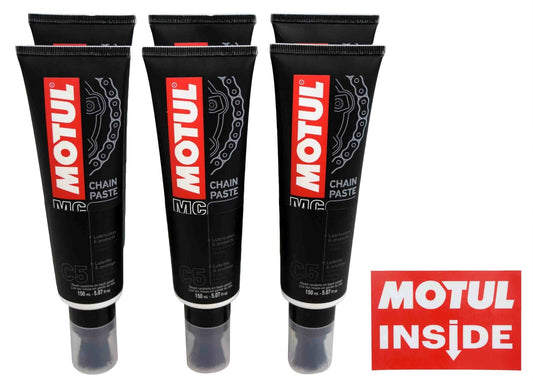 111432 C5 Chain Paste 150ml - 6 pck with Premium Motul Sticker