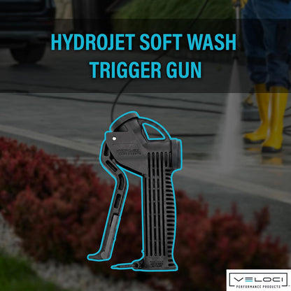Veloci Performance HydroJet Soft Wash System Low Pressure Trigger Gun