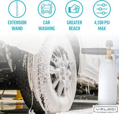 Pressure Washer 20" Extension Wand Kit for Car Wash and Detailing