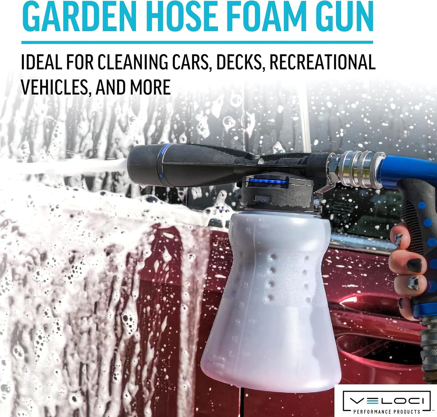 Veloci Performance MTM Hydro GHF1 Low Pressure Foam Cannon and Sprayer Gun