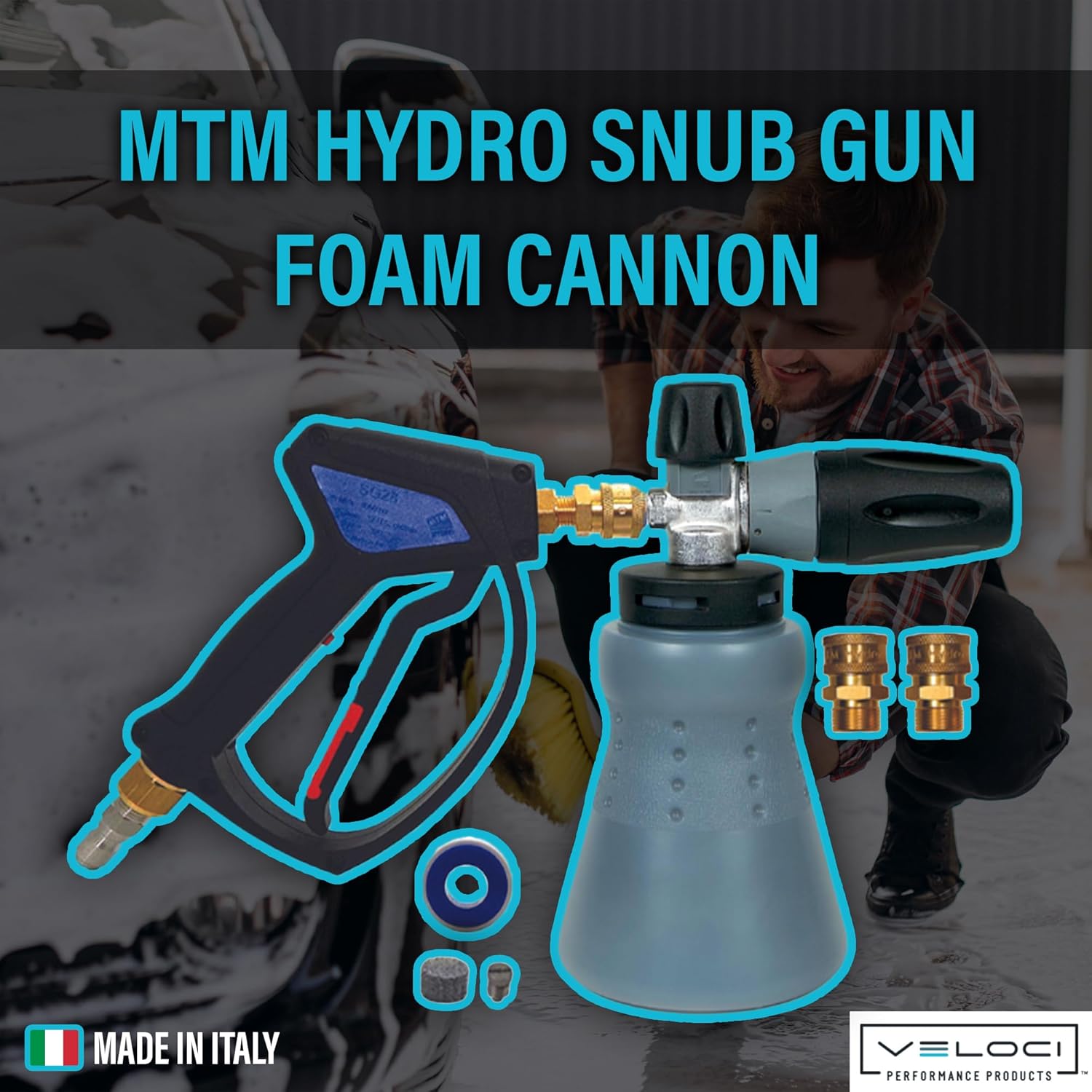 MTM Hydro Wide Mouth PF22 Foam Cannon and SG28 Trigger Gun Kit