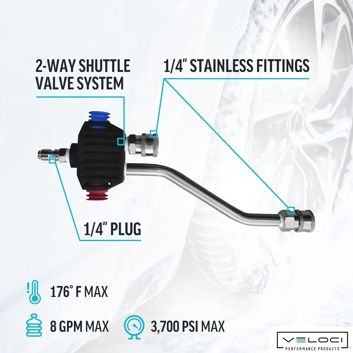 MTM Hydro Mezzo Switching Valve for Pressure Washing and Car Washing