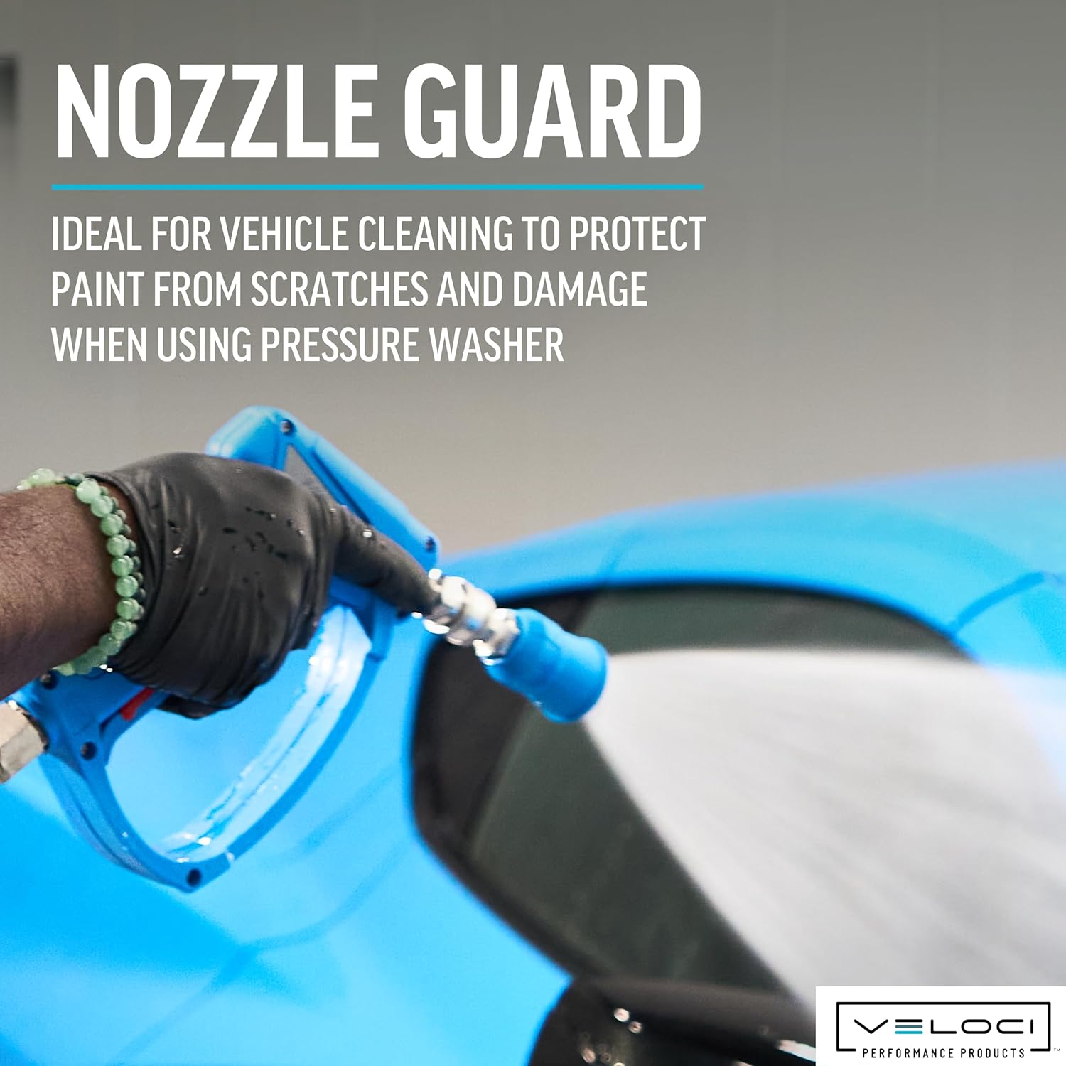 Acqualine Pressure Washer Nozzle Guard Holder with 1/4” 25 Degrees 3.5