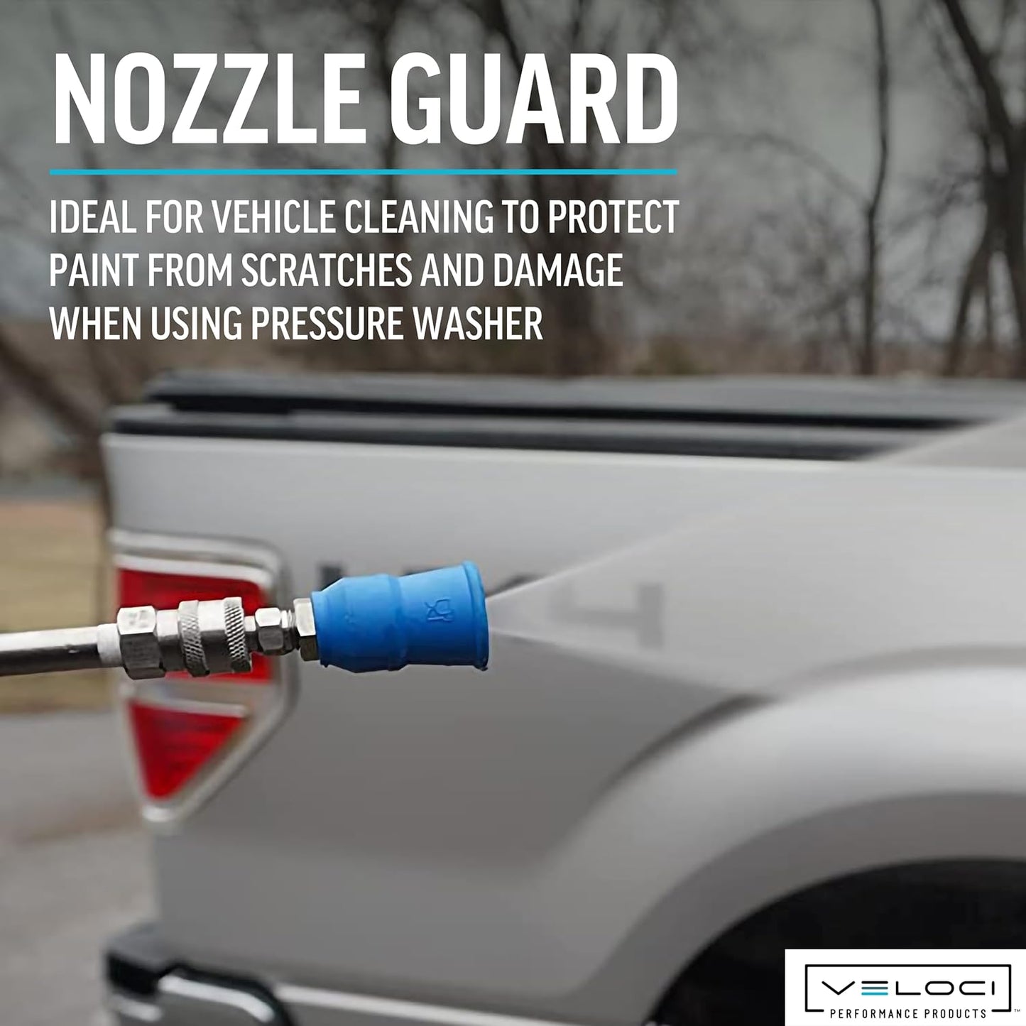 Acqualine Pressure Washer Nozzle Guard Holder with 1/4” 40 Degrees 4.5
