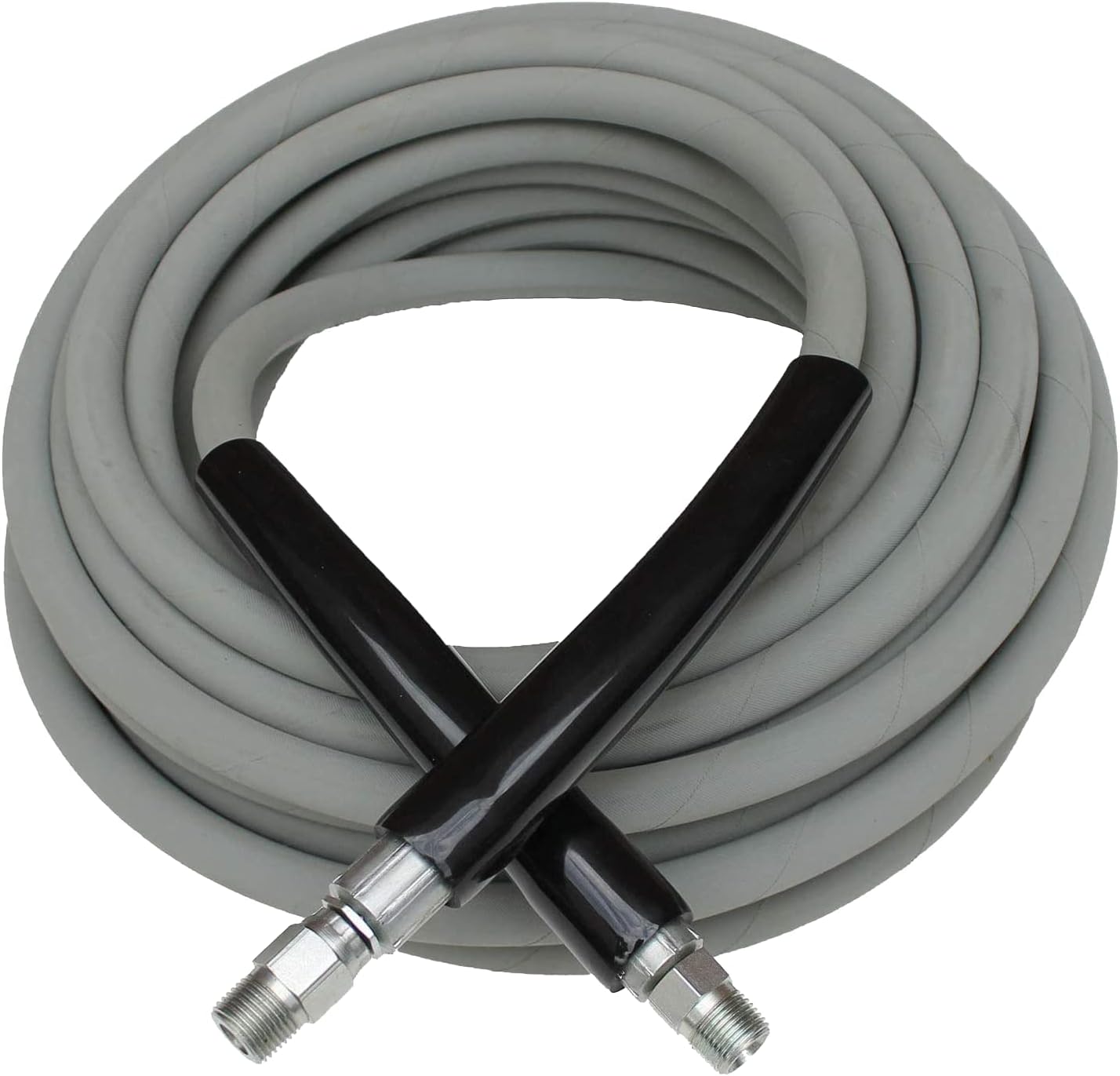 Kobrajet High Pressure Washer Hose 3/8” 4000 PSI 75’ Non-Marking Gray
