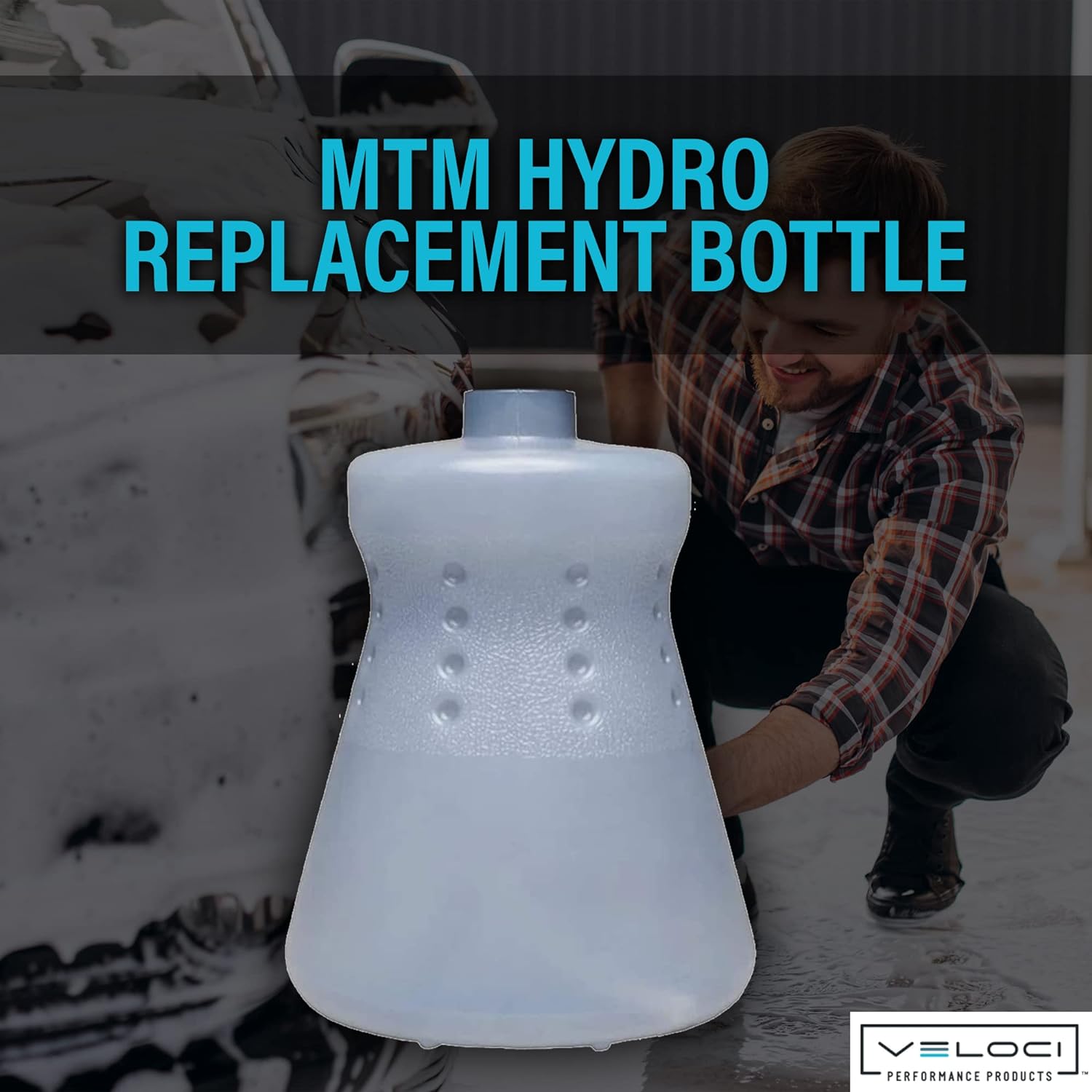 Narrow Neck Replacement Foam Cannon Bottle, 32 oz.