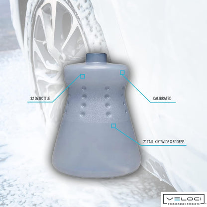 Narrow Neck Replacement Foam Cannon Bottle, 32 oz.