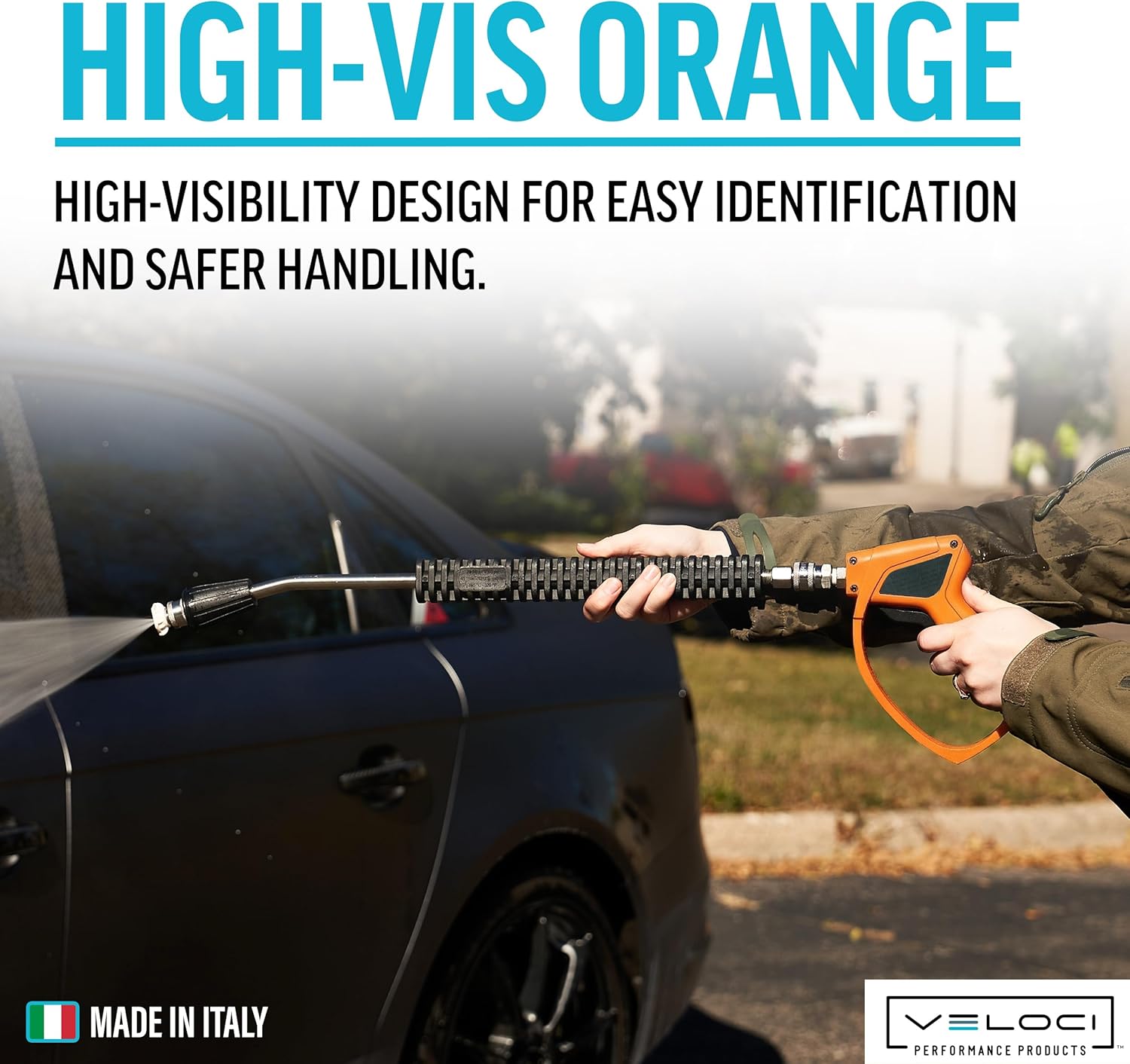 MTM Hydro SG35 Orange Pressure Washer Spray Gun Kit -20" Lance, Commercial-Grade