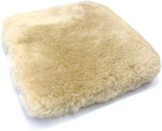 Premium Sheepskin Wash Mitt Wool Car Wash Pad Super Soft, High Density