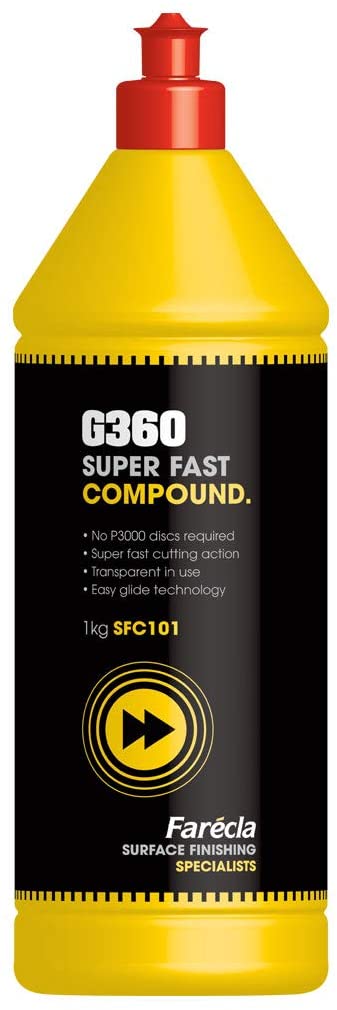 G360 Super Fast Compound 1lt Removes Holograms and Swirls Marks (1kg)
