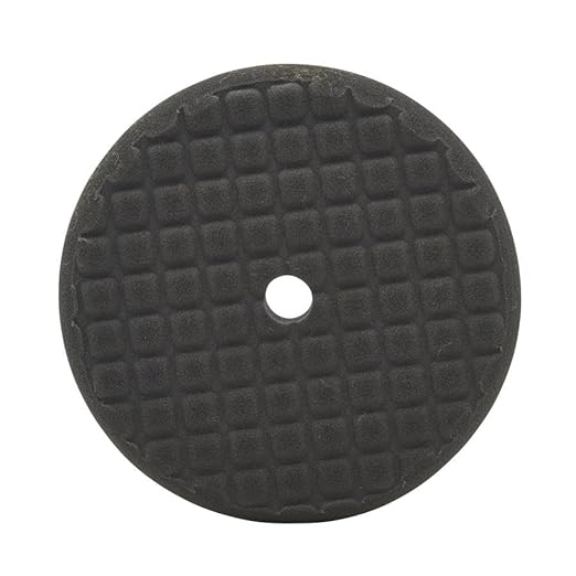 Farécla 8 in. Black Single-Sided CCS Foam Waffle Pad