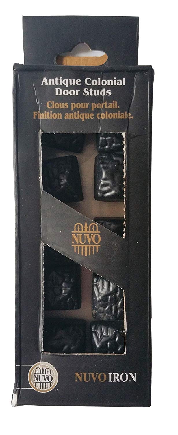 Black Antique Look Colonial Door Studs