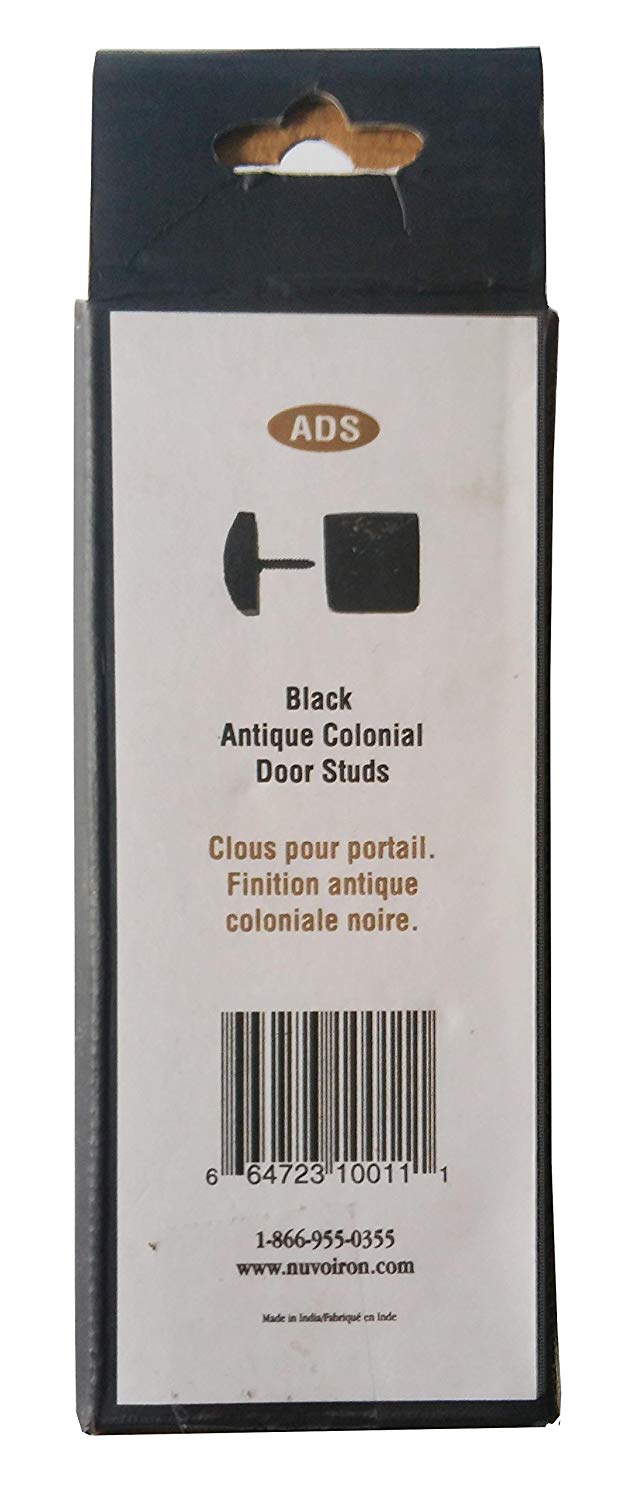 Black Antique Look Colonial Door Studs