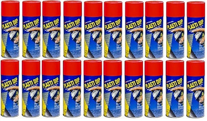 Performix Plasti Dip 11201 Multi-Purpose Rubber Coat Aerosol 11 Oz Red 20-Pack