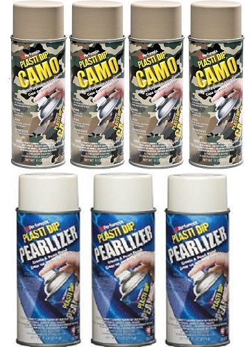 Plasti Dip Camo Multi Purpose Rubber Coating with Glossifier