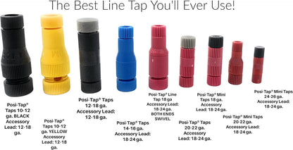 Posi-Tap taps 10-12 ga.Black. Pack of 15. The Best Line Tap Youll Ever Use