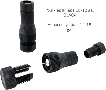 taps 10-12 ga. Black. Pack of 6. The Best Line Tap Youll Ever Use