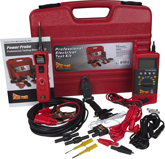 Electrical Test Kit - Red (PPROKIT01) Inc III w/PPDMM