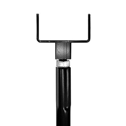 10565 Adjustable Helical Post Black