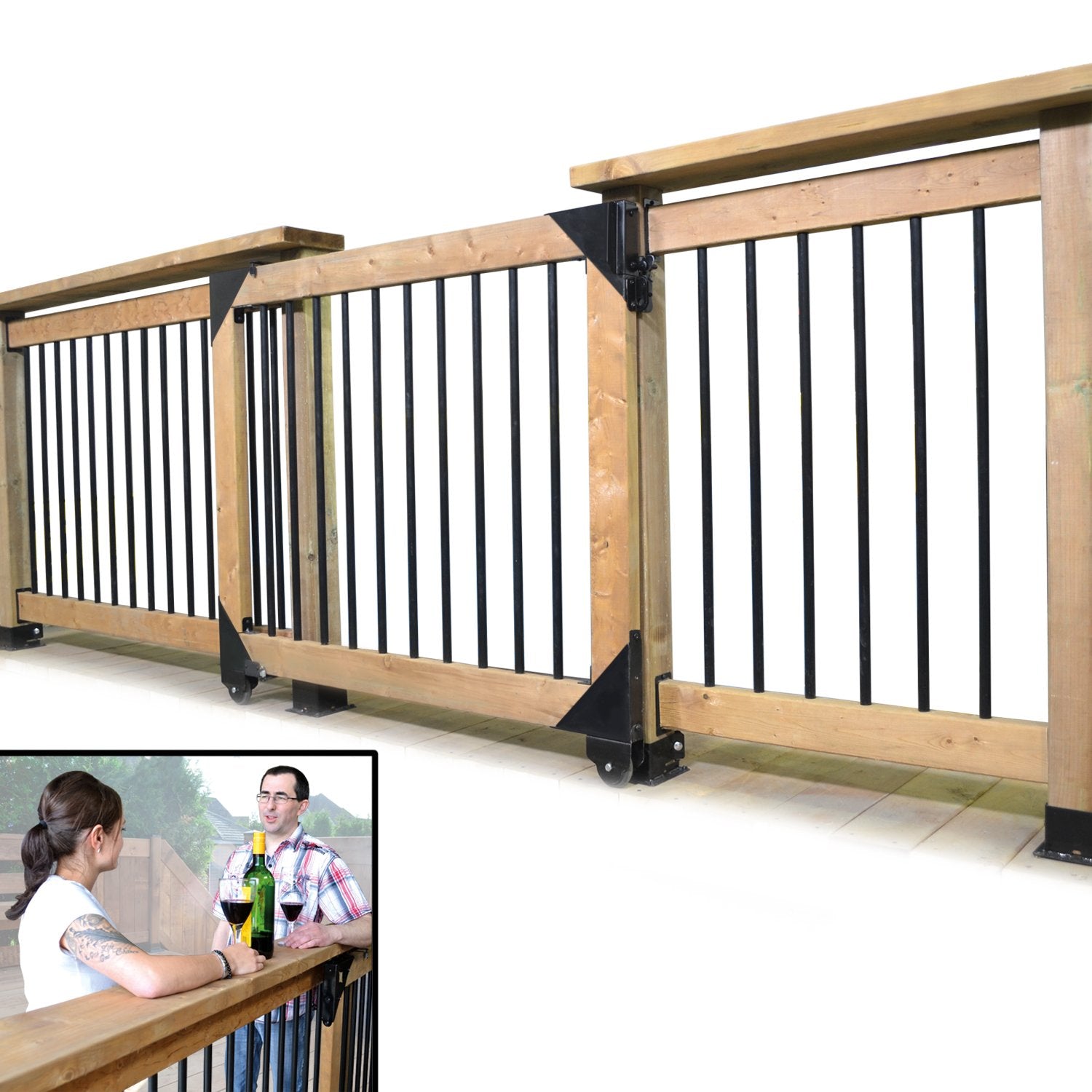 11052 Sliding gate kit Black