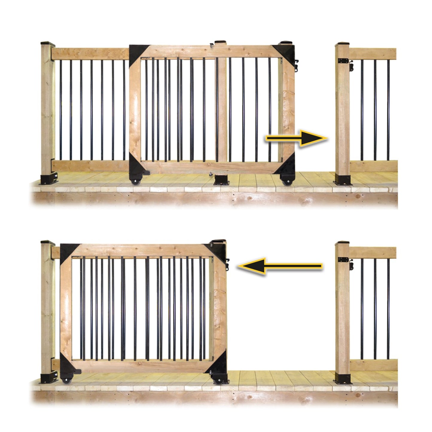 11052 Sliding gate kit Black