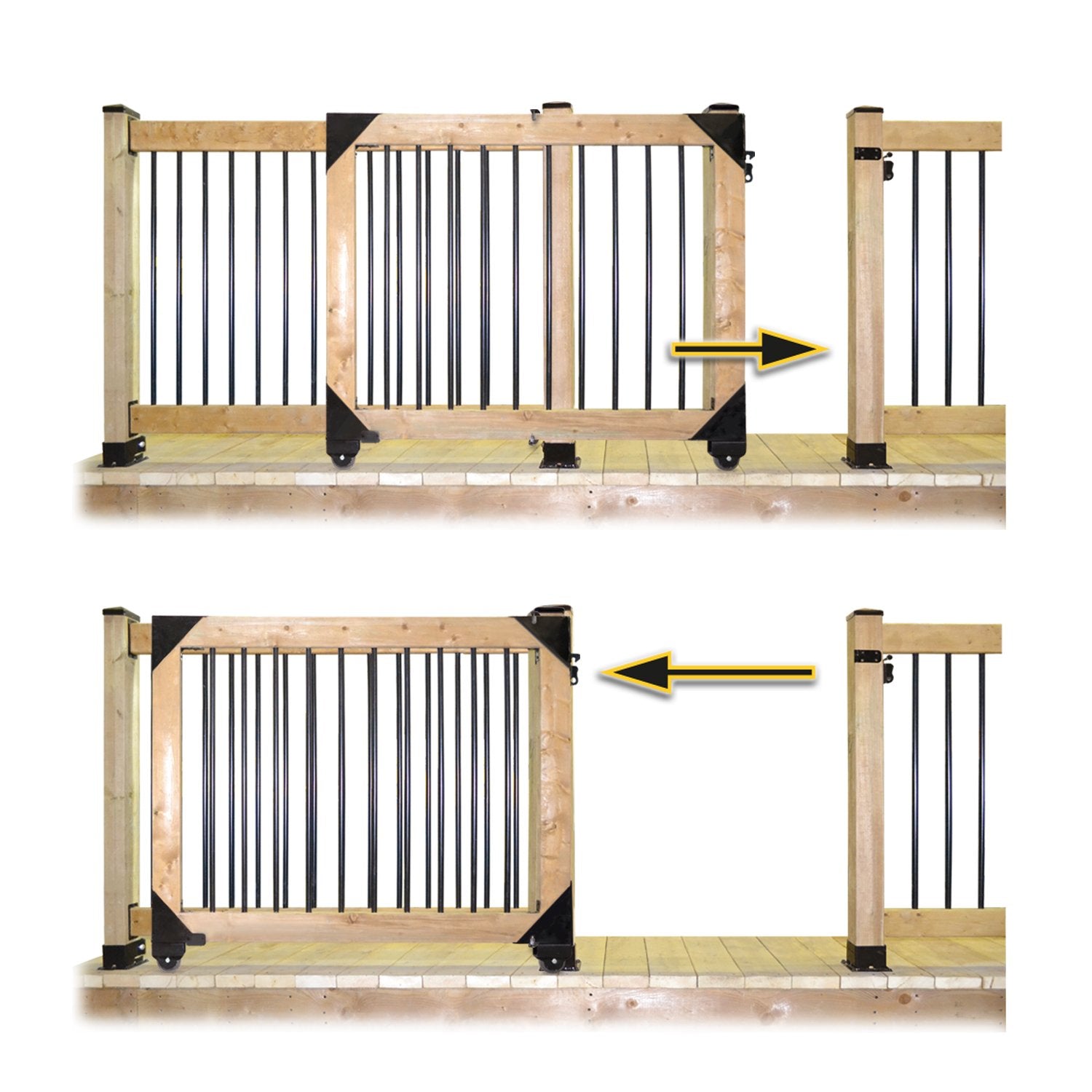 11052 Sliding gate kit Black
