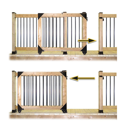 11052 Sliding gate kit Black