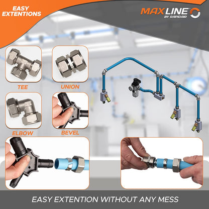 Leak-Proof Easy to Install Air Compressor Accessories Kit Piping System