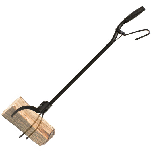 36� Inch 3 Prong Spring Handle Campfire Wood Log Grabber Fire Tongs