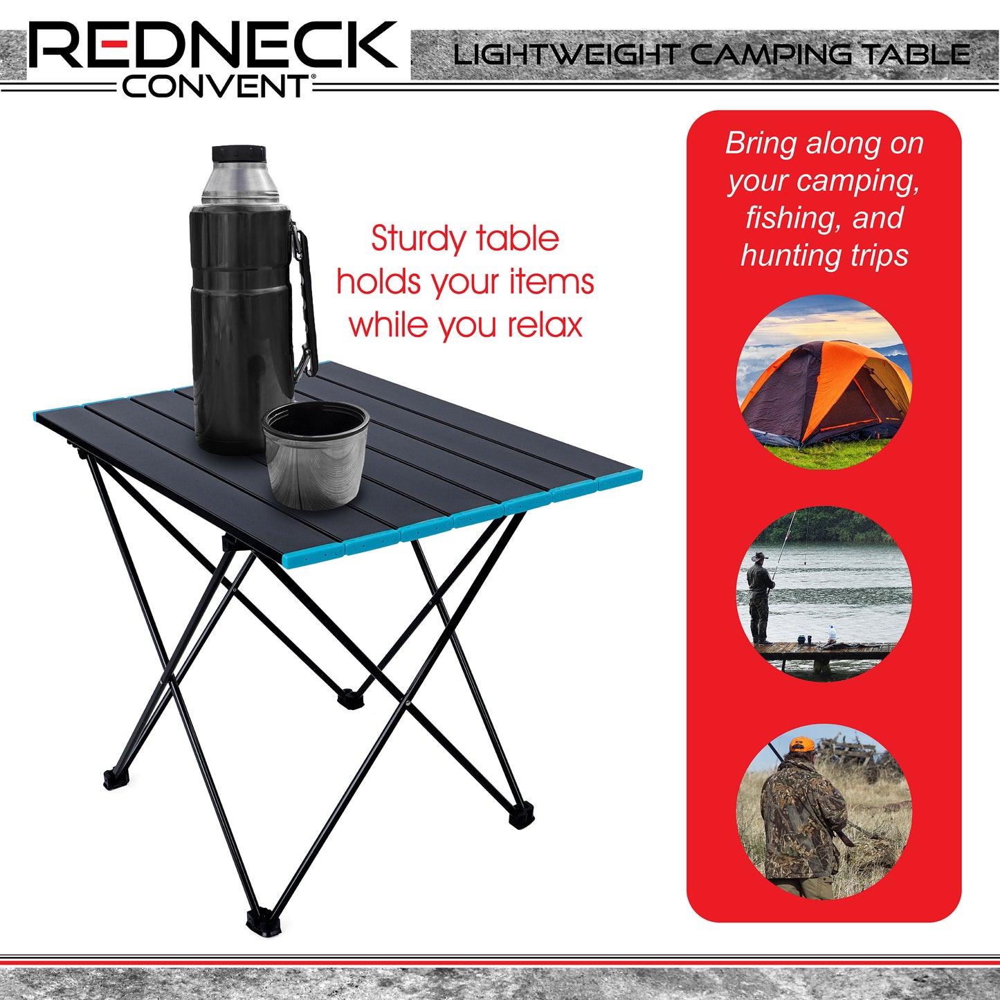 Folding Camping Table Outdoor Lightweight Small Camping Table and Bag