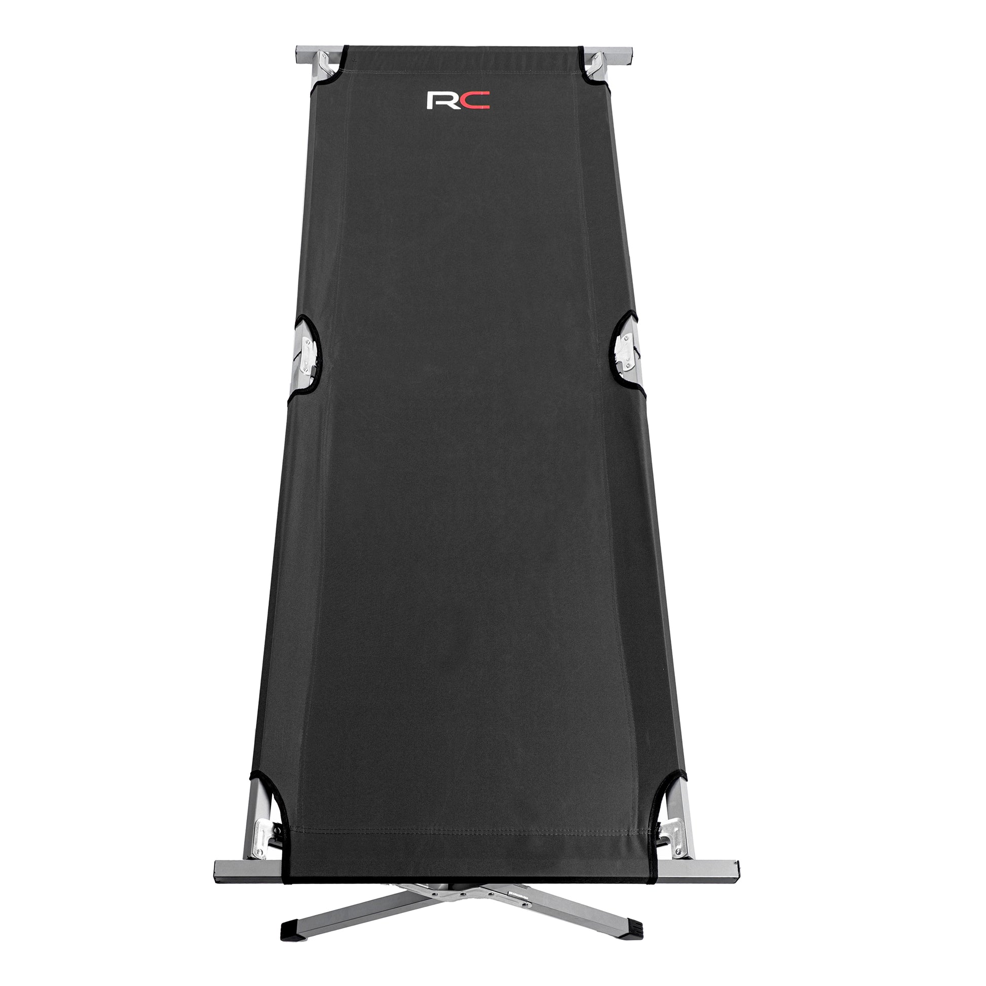 Portable Camping Cot Adult Folding Bed - Black 6.2ft Sleeping Cot