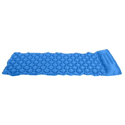 Camping Sleeping Mat - Blue Inflatable Camping Pad and Air Pillow