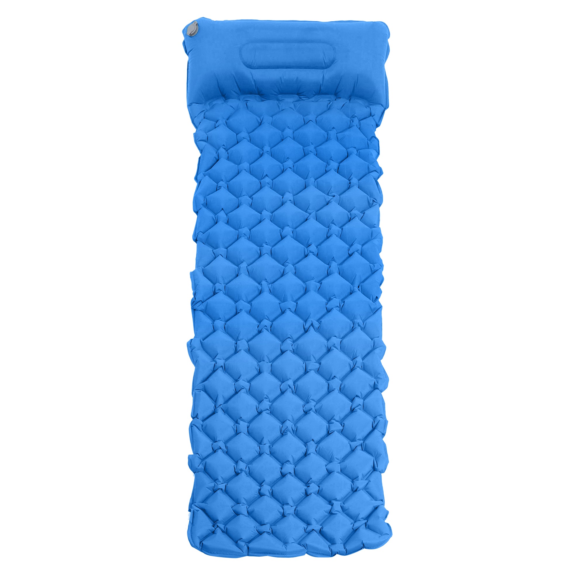 Camping Sleeping Mat - Blue Inflatable Camping Pad and Air Pillow