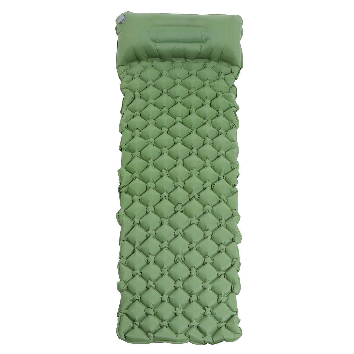 Camping Sleeping Mat - Green Inflatable Camping Pad and Air Pillow