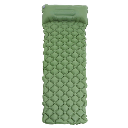 Camping Sleeping Mat - Green Inflatable Camping Pad and Air Pillow