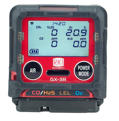 72-RA-C GX-3R LEL / O2 / H2S / CO with Li-Ion Battery Pack and 100-240 VAC