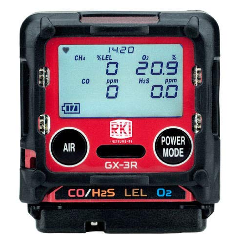 72-RA-C GX-3R LEL / O2 / H2S / CO with Li-Ion Battery Pack and 100-240 VAC