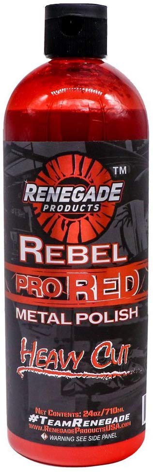 USA Rebel Pro Red Liquid Metal Polish 24 Oz Bottle