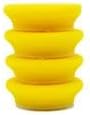 Orbital Foam Polishing pad for Car (Yellow, 54/70mm, 4 pcs, Fine)