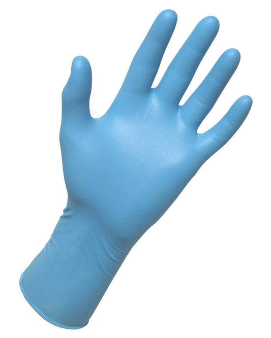 Powder Free Exam Grade Disposable Nitrile 8 Mil Gloves, Double-Extra Large
