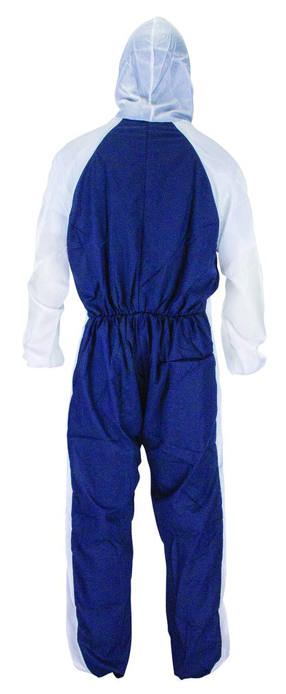 6937 Moonsuit Nylon Front/Cotton Back Coverall, Medium