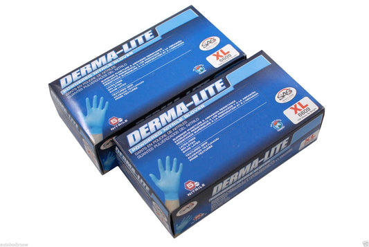 Derma-Lite Lightly Powdered Nitrile Gloves