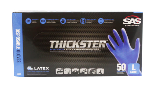 Thickster Textured Safety Latex Gloves Large