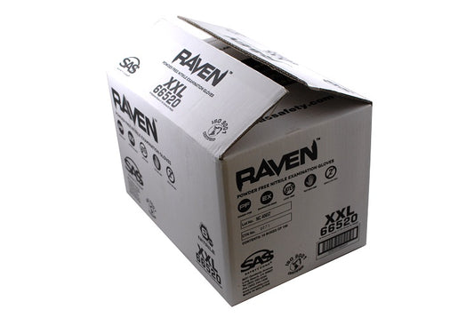 Raven Powder Free Nitrile Exam Gloves