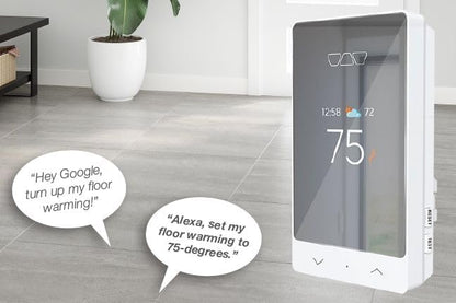 Ditra-Heat-E-RS1 Smart Thermostat -Floor Sensors, Energy Tracking, GFCI