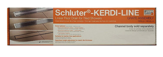 Kerdi-Line Frameless 20" Tileable Grate Assembly (KL1DRE50)
