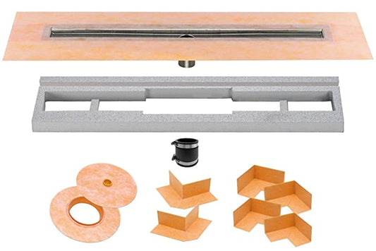 Kerdi-Line Channel Body Shower Drain 64" (KL1V60E160)