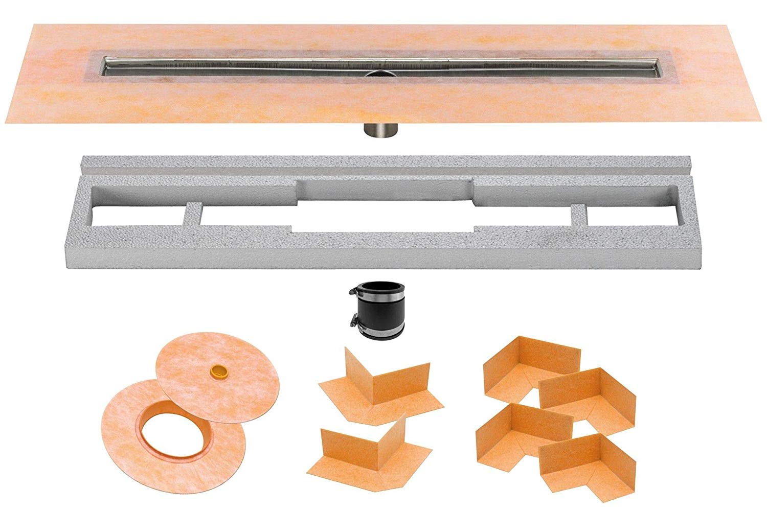 Kerdi-Line Channel Body Shower Drain 72" (KL1V60E180)