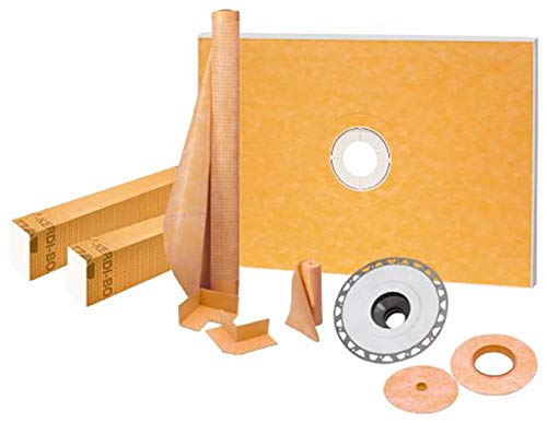 Kerdi-Shower Kit 38" x60", PVC Flange
