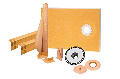 Kerdi-Shower Kit 38" x 60", Offset ABS Flange
